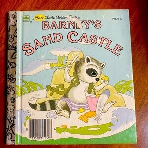 Barney’s Sand Castle by Stephanie Calmenson A First Little Golden Book VTH -1983